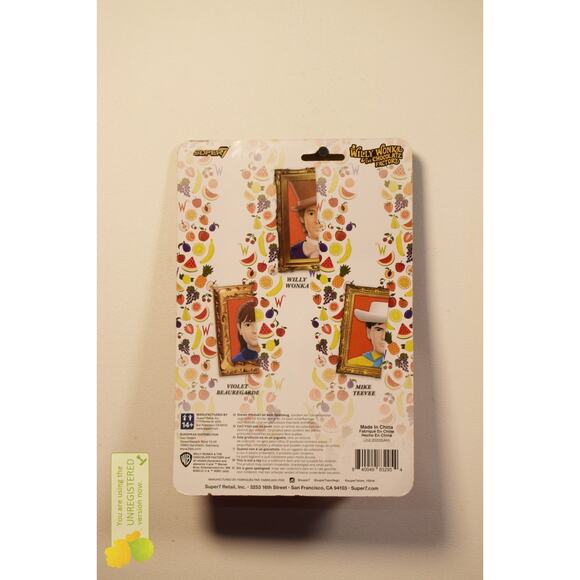 Super 7 ReAction Willy Wonka Mike Teevee Figure - Picture 3 of 4